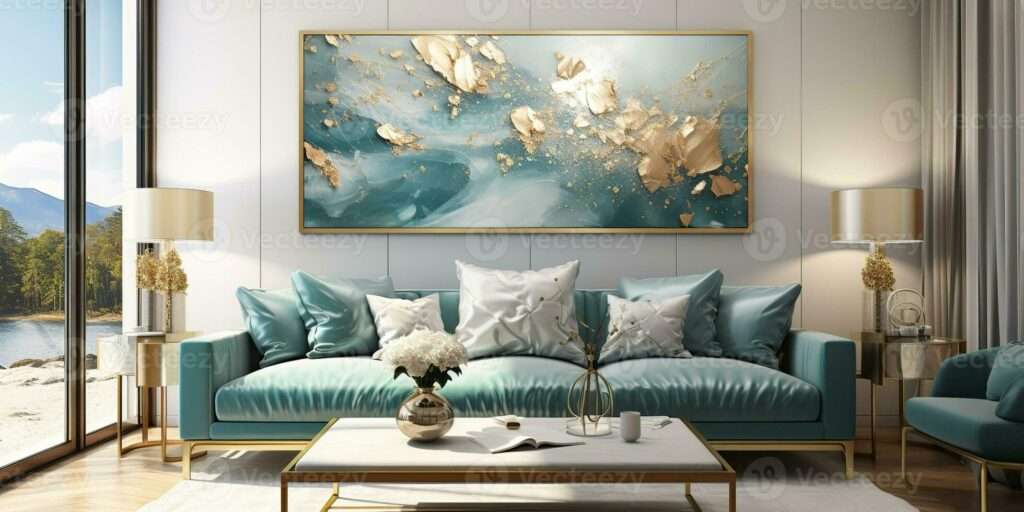 wall hanging-for-living room with large frame