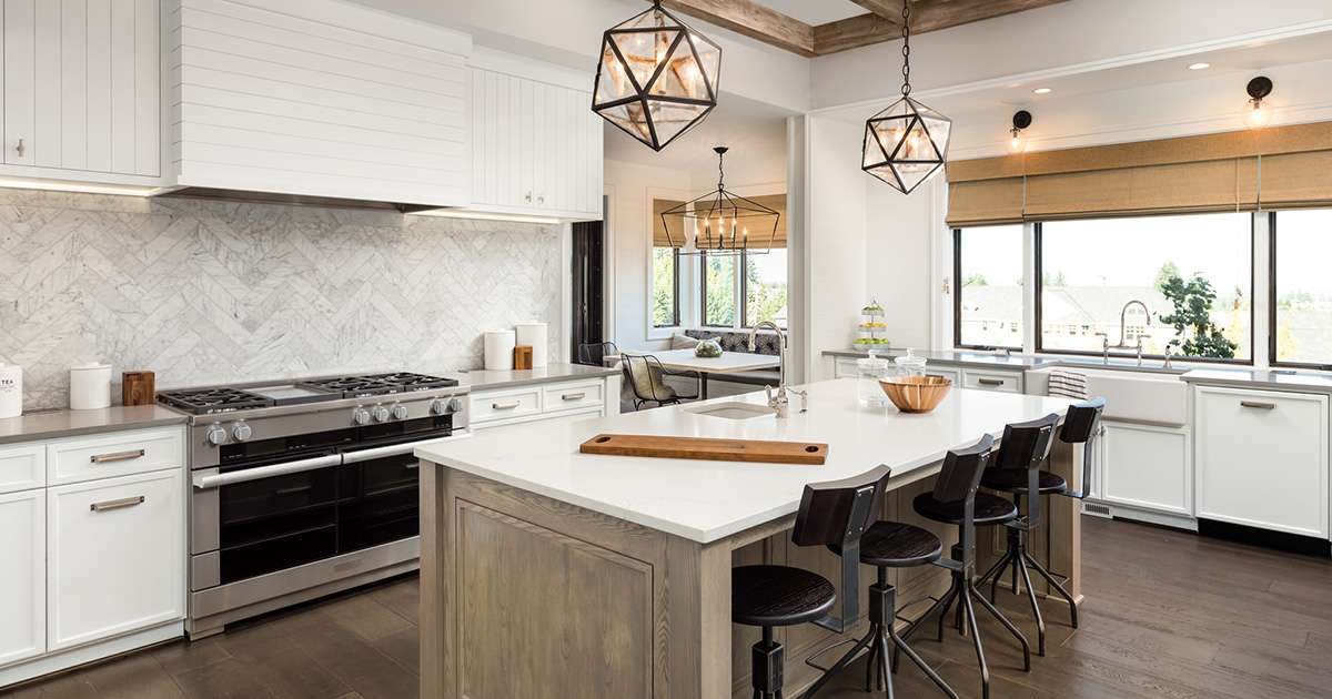 Kitchen Incorporating Natural Elements